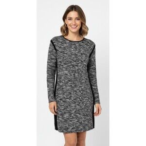Athleta Dress Retreat Sweater Womens Size XS Gray Marled Long Sleeve Pullover